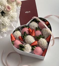 Клубничный бокс "My love" M