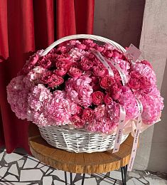 Композиция "Розовое солнце"