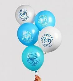 Латексный шар - На кашу малышу - 30 см