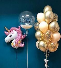 Композиция из шаров "Полный сюрприз"