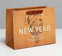 Пакет ламинированный горизонтальный «Самому стильному», MS 23 × 18 × 10 см